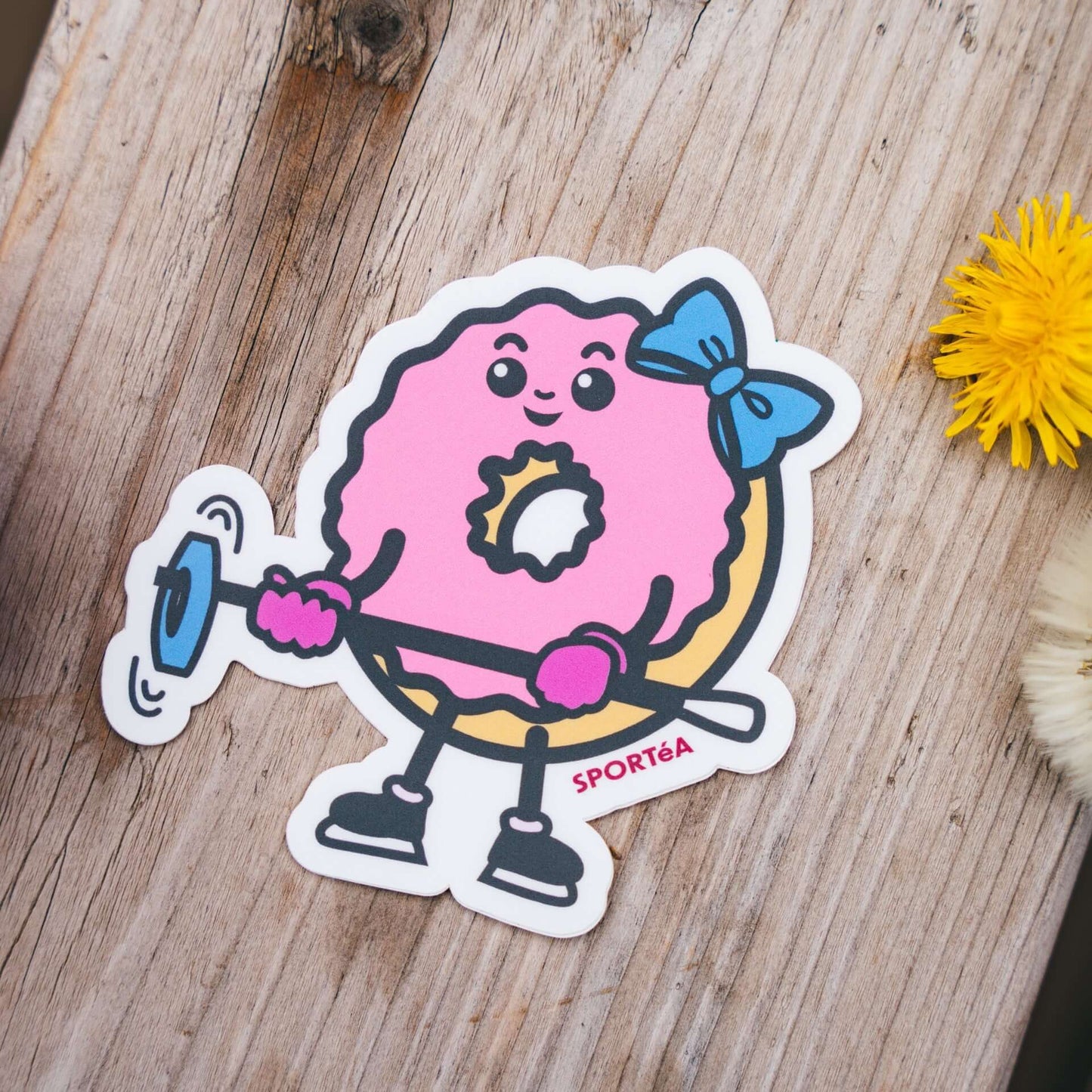 Ringette Donut Sticker 3-Pack by SPORTéA Girls