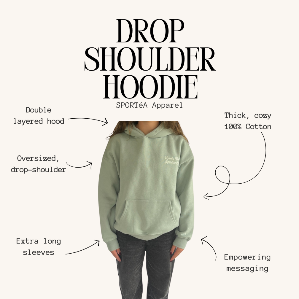 Confidence Collection Drop Shoulder Hoodie