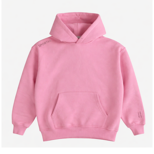 Confidence Collection Drop Shoulder Hoodie | Pink