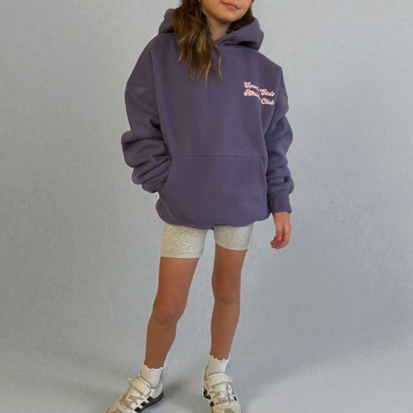 Hockey Pear Drop Shoulder Hoodie | Sporty Girls Athletics Club